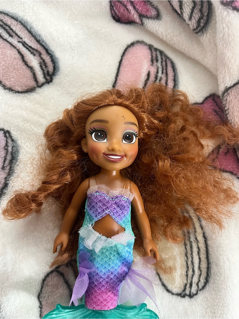 & Other Stories Kids Mermaid Doll in Purple, Teal & Pink